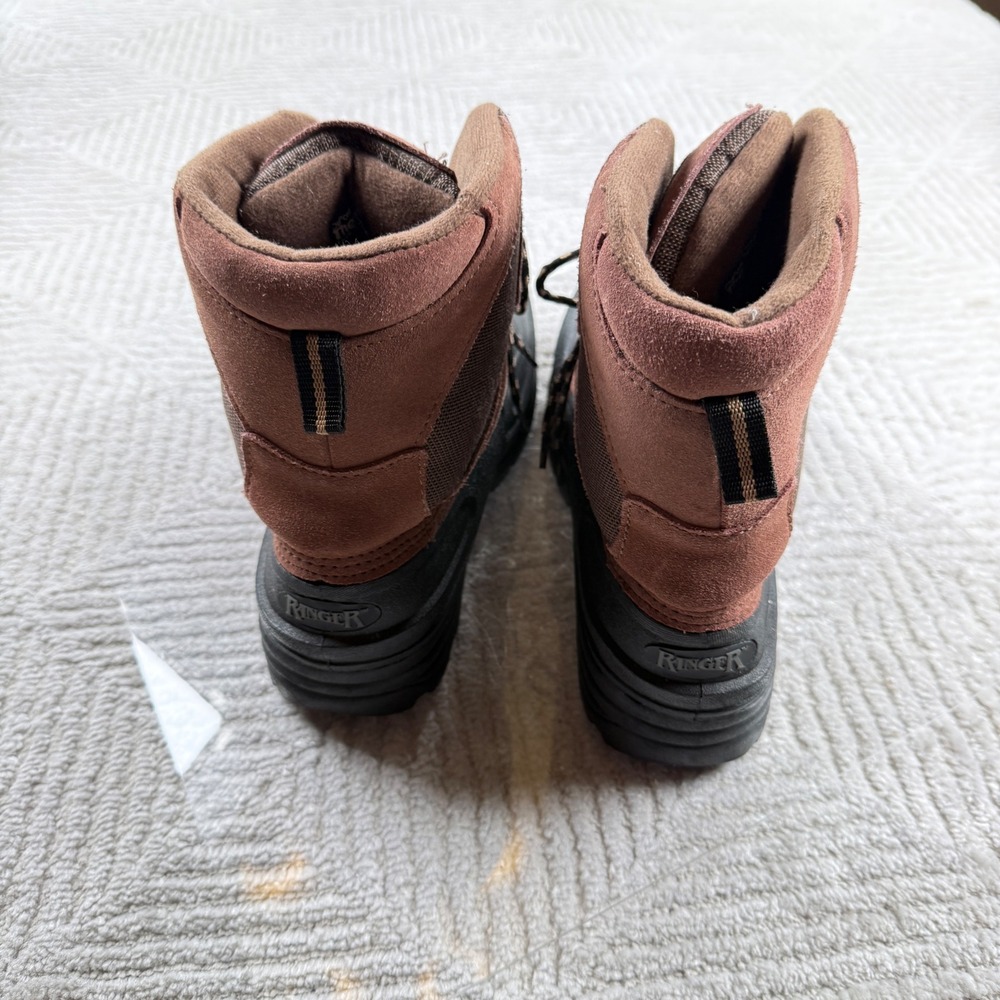 Ranger Winter Boots Men 12 Brown Duck Boots Thermolite Insulated Waterproof Snow - Picture 4 of 13